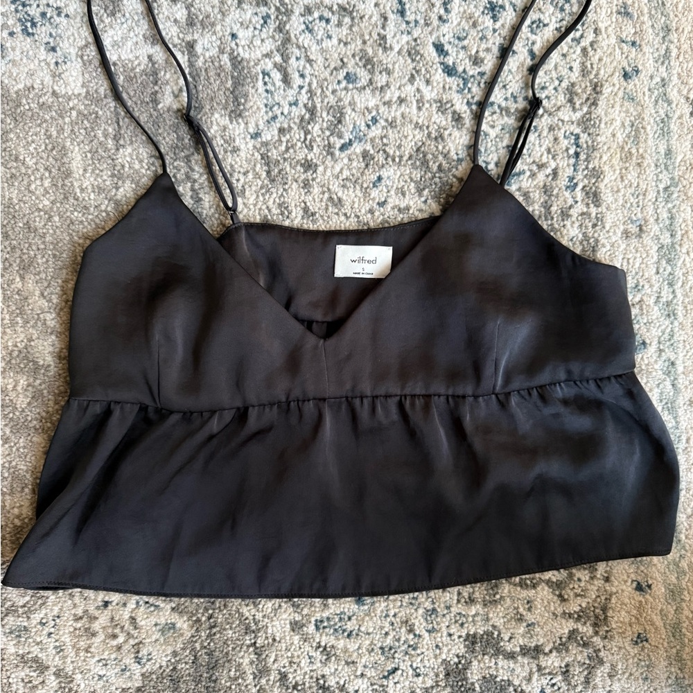 Aritzia Black Bustier Camisole Top